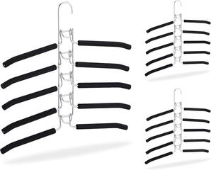 [RESIGILAT] Umerase Relaxdays, set 3, economisire spatiu, argintiu/negru