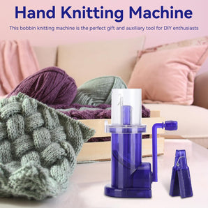 [RESIGILAT] Mini masina de tricotat manual pentru cordon de tricotat