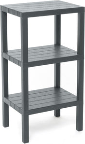 [RESIGILAT] Raft baie TATAY Lombok, 3 niveluri, rezistent umiditate, gri