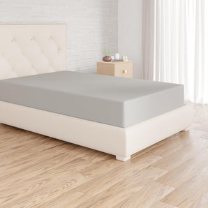 [RESIGILAT] Lenjerie de pat Amazon Basics 140 x 200 x 30 cm gri deschis