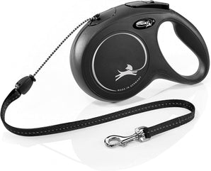 [RESIGILAT] lesa flexi Classic M 8 m negru pentru caini pana la 20 kg