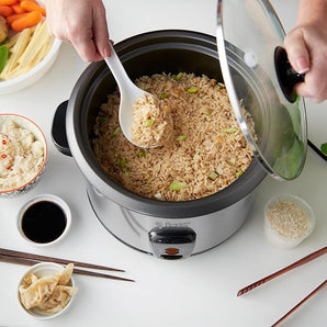 [RESIGILAT] Aparat Gatit Orez si Aburi Russell Hobbs 1.8 L Gri