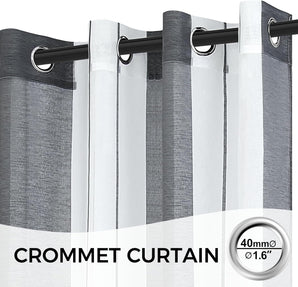 [RESIGILAT] Perdele semi-transparente moderne 160x140cm set de 2