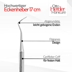 [RESIGILAT] Otto Herder unghiera dublu 17 cm din otel inoxidabil