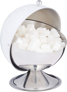 [RESIGILAT] Relaxdays Zaharnita, Otel inoxidabil, Alb