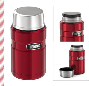 [RESIGILAT] Recipient termic Thermos 0,70 l rosu inoxidabil
