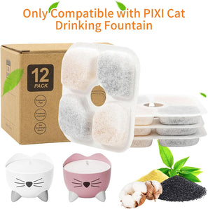 [RESIGILAT] Filtru pentru fantana Catit Pixi, 12 bucati, carbon activat