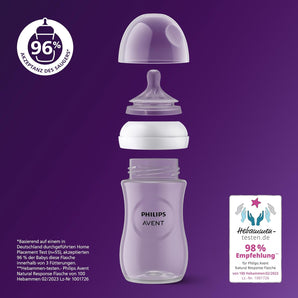 [RESIGILAT] Biberon Philips Avent Natural Response 330 ml, fără BPA, 3+ luni