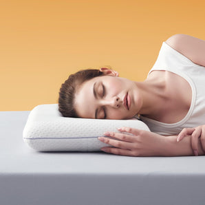 [RESIGILAT] Sonive Perna Spuma Memorie 70x36x10cm, Alb, Perna Gat