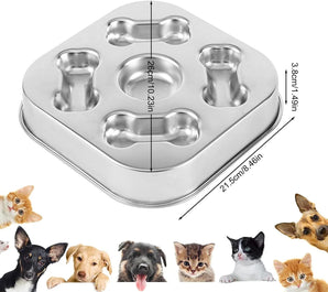 [RESIGILAT] Hranitor cu hranire lenta, otel inoxidabil, 21 x 21 cm