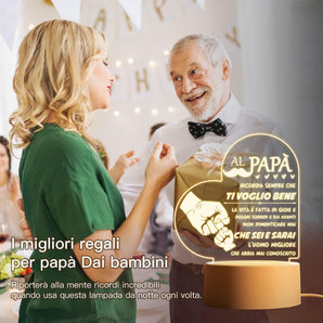 [RESIGILAT] Lampa de noapte personalizata pentru tata