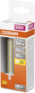 [RESIGILAT] Osram R7s LED Lamp, 17.5W, Inlocuitor 50W, Alb Cald 2700K