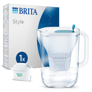 [RESIGILAT] BRITA Filtru Apa Carafa, 2.4 l, Albastru Deschis, 1x Cartus MAXTRA PRO