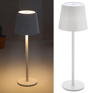 [RESIGILAT] Lampa de masa Cepewa tactila alba reglabila 9x26cm