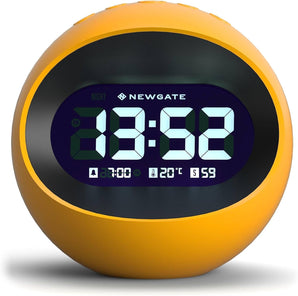 [RESIGILAT] Ceas alarma NEWGATE centrul Pamantului galben retro