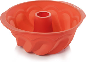[RESIGILAT] Tescoma Molde Aro Delicia 24 cm Silicon Rojo
