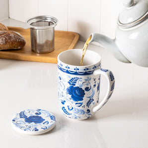 [RESIGILAT] GBHOME Insert strecuratoare ceasca ceai, ceramica 473 ml, rezistenta