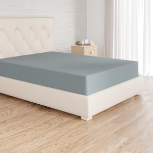 [RESIGILAT] Lenjerie Amazon Basics microfibra, 160 x 200 cm, Spa Blue
