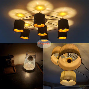 [RESIGILAT] Lampa LED G80 E27 6W aur 2700K 2 buc