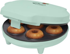[RESIGILAT] Bestron Mini Donut Maker Retro pentru 7 gogosi Mint