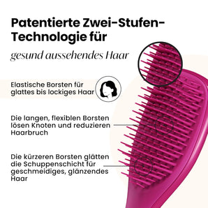 Tangle Teezer Ultimate Detangler Mic – Perie Descurcare pentru Păr Umed & Uscat – Potrivită pentru Toate Tipurile de Păr, Copii și Călătorii – Zmeură Roz