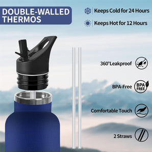 [RESIGILAT] HoneyHolly Sticla Izoterma, 1 L, Otel Inoxidabil