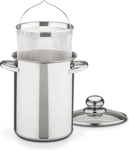 [RESIGILAT] Oala sparanghel GSW din inox 4,2 litri cu capac sticla