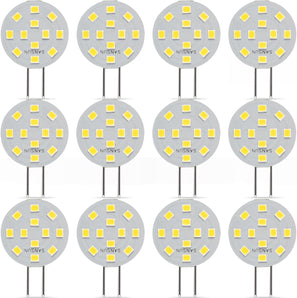 [RESIGILAT] Becuri LED G4 2W, echivalent 20W, soclu bi-pin AC/DC12V, 4000K