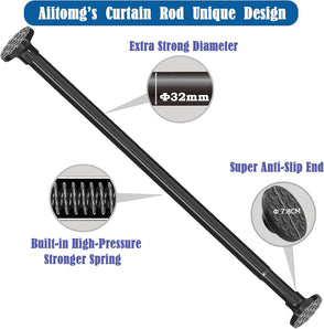 [RESIGILAT] Bara perdea dus telescopica, alb, 85-220 cm, nu necesita gaurire