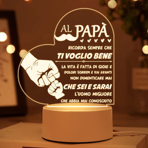 [RESIGILAT] Lampa de noapte personalizata pentru tata