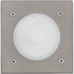 [RESIGILAT] Lampa LED încastrată în podea EGLO Lamedo, argintie