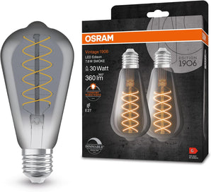 [RESIGILAT] Lampa LED OSRAM Vintage 1906, alb cald, E27, 7.8W