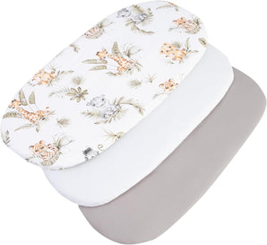 [RESIGILAT] Cearsaf de pat pentru bebelusi 100% bumbac 86x40 set 3