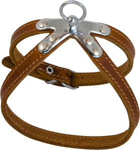 [RESIGILAT] JACK AND VANILLA, Ham piele uleiata, 10 x 25 cm, culoare coniac