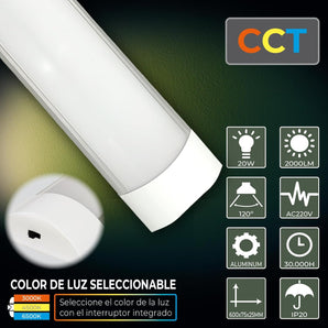 [RESIGILAT] LED ATOMANT ecran 60 cm, 20 W, alb, 1700 lm, tub T8