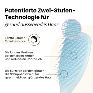 [RESIGILAT] Perie Tangle Teezer Large pentru par colorat si fin albastru