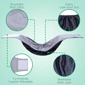 [RESIGILAT] Scutece reutilizabile Dono, pachet de 3, pentru caini masculi