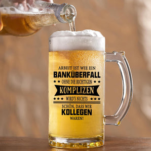 [RESIGILAT] Pahar bere 0,5 L, cadou colegi, mesaj amuzant