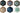 [RESIGILAT] Boluri Ceramice Sosuri, Forma Floare, 10cm, Set 6