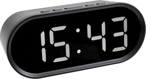 [RESIGILAT] TFA Dostmann Ceas Desteptator Digital, LED, Negru