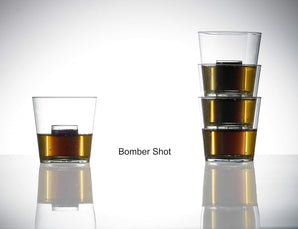[RESIGILAT] Glassjacks Bomber Shot Glass, 25 ml, Pachet de 24, Plastic