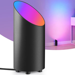 [RESIGILAT] Spot LED RGBW 5W, reglabil, telecomanda, control aplicatie, negru