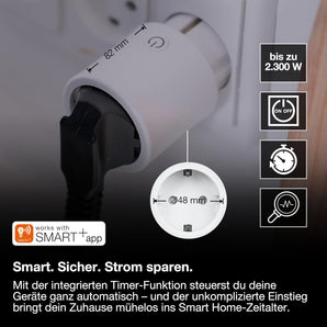 [RESIGILAT] Priza inteligenta LEDVANCE SMART+ Indoor Plug, alb, 4 bucati