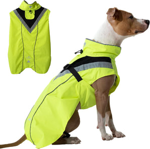 [RESIGILAT] DOGOPAL Jacheta ploaie caini, impermeabila, galben, mare