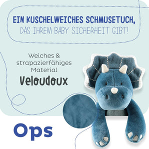 [RESIGILAT] Panza de imbratisare Noukie's Ops Triceratops albastra