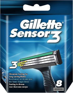 [RESIGILAT] Lame de ras Gillette Sensor3, 8 lame de schimb