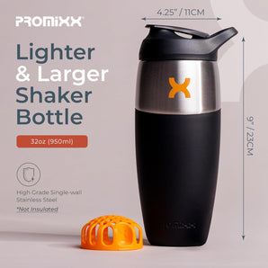 [RESIGILAT] Sticla Shaker 946 ml, Otel Inoxidabil, Fara BPA