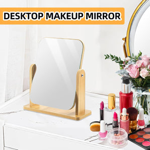 [RESIGILAT] Oglinda cosmetica Bahan alamy cu rotatie 360 grade 22x17 cm