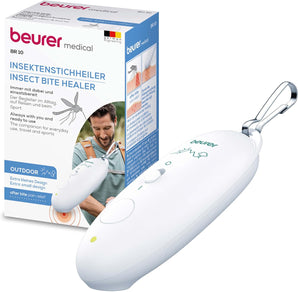 Beurer BR 10 Aparat pentru tratarea înțepăturilor de insecte, calmează mâncărimea și umflăturile, stilou termic compact cu carabină. Perfect pentru înțepături și mușcături de insecte, oferind alinare rapidă și eficientă.