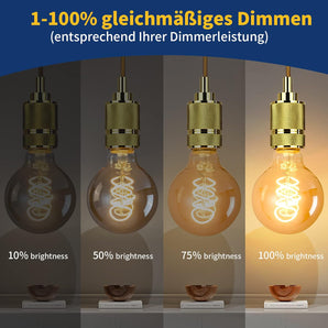 [RESIGILAT] Bec LED E27 dimabil 5W alb cald 2700K 3 bucati